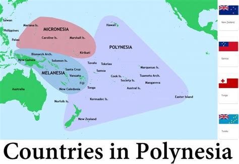 polinesia fra|list of countries in polynesia.